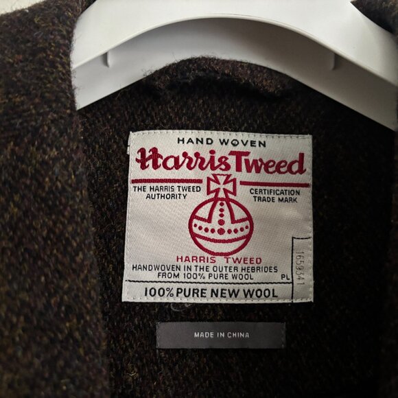 Primark Brown Harris Tweed Sport Coat/ Blazer -38 - Picture 8 of 12